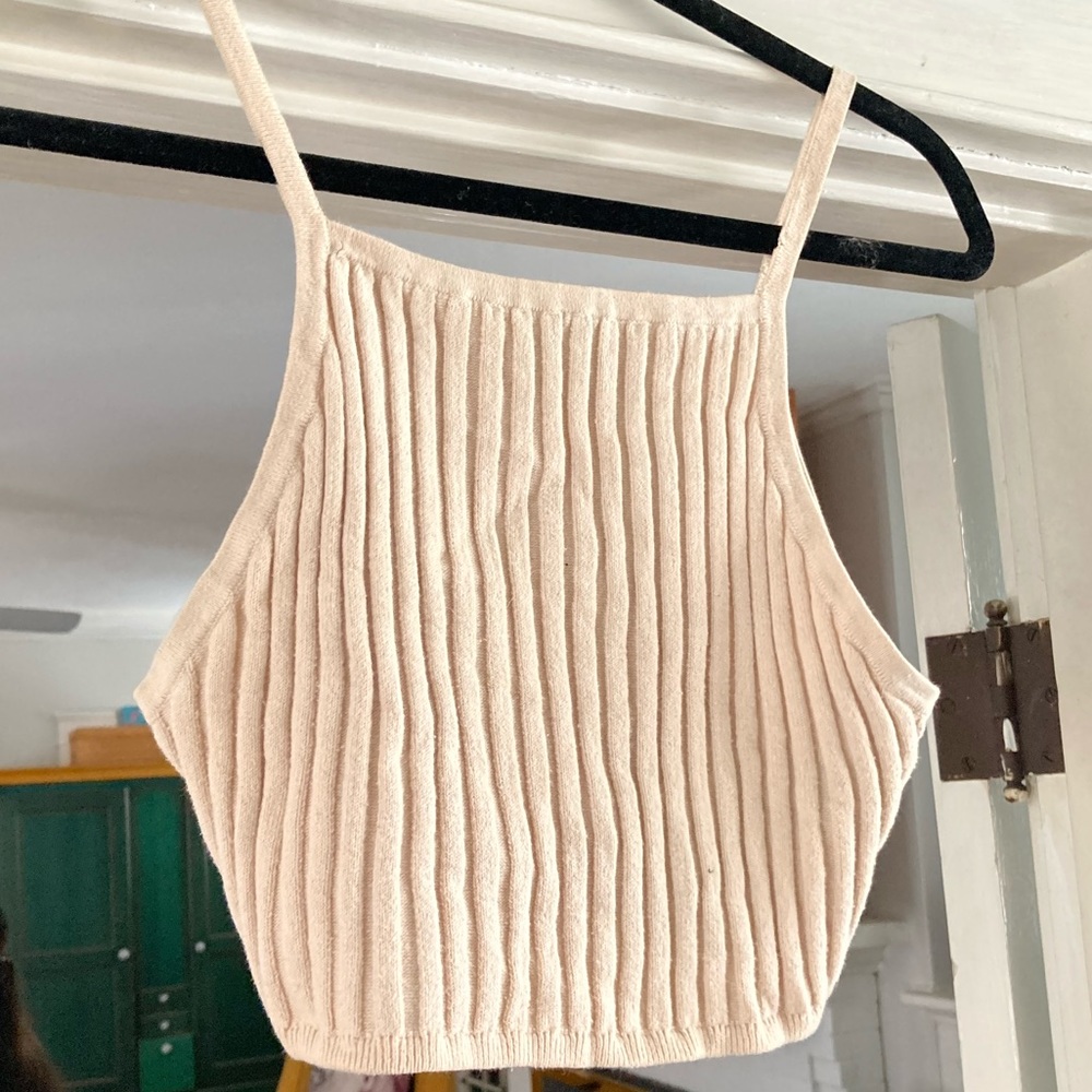 Ribbed crop top